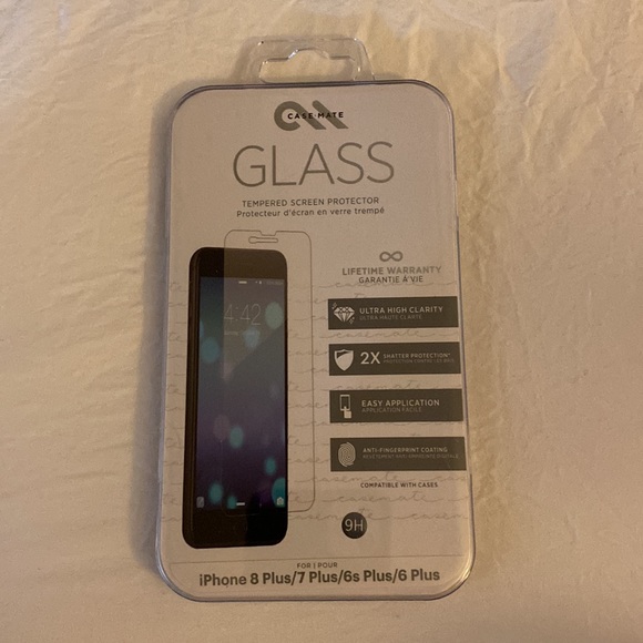 (2) iPhone 7/8 Glass Screen Protectors - Picture 2 of 7